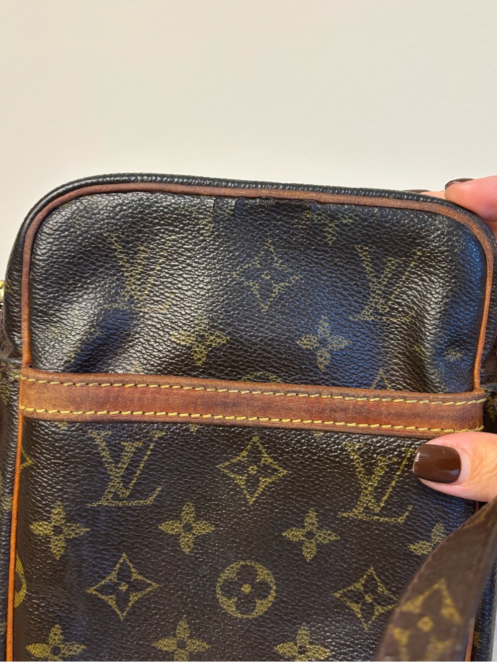 Louis Vuitton Vintage Monogram Danube PM Crossbody Bag France Mini Reporter - Picture 7 of 14